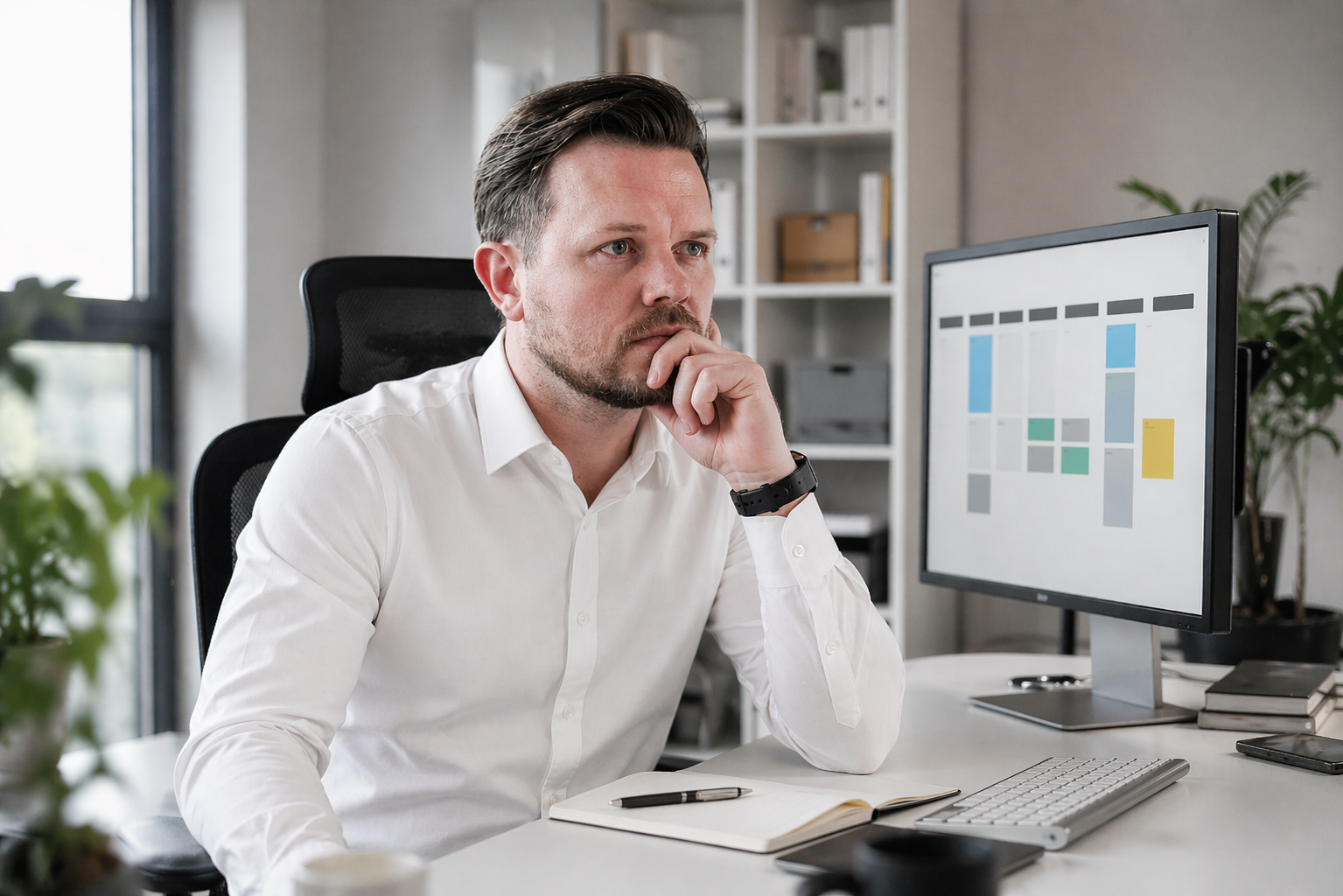 Amplifai Studio - positionering - ricky 1 Amplifai-Studio-Homepage-Ricky-achter-computer